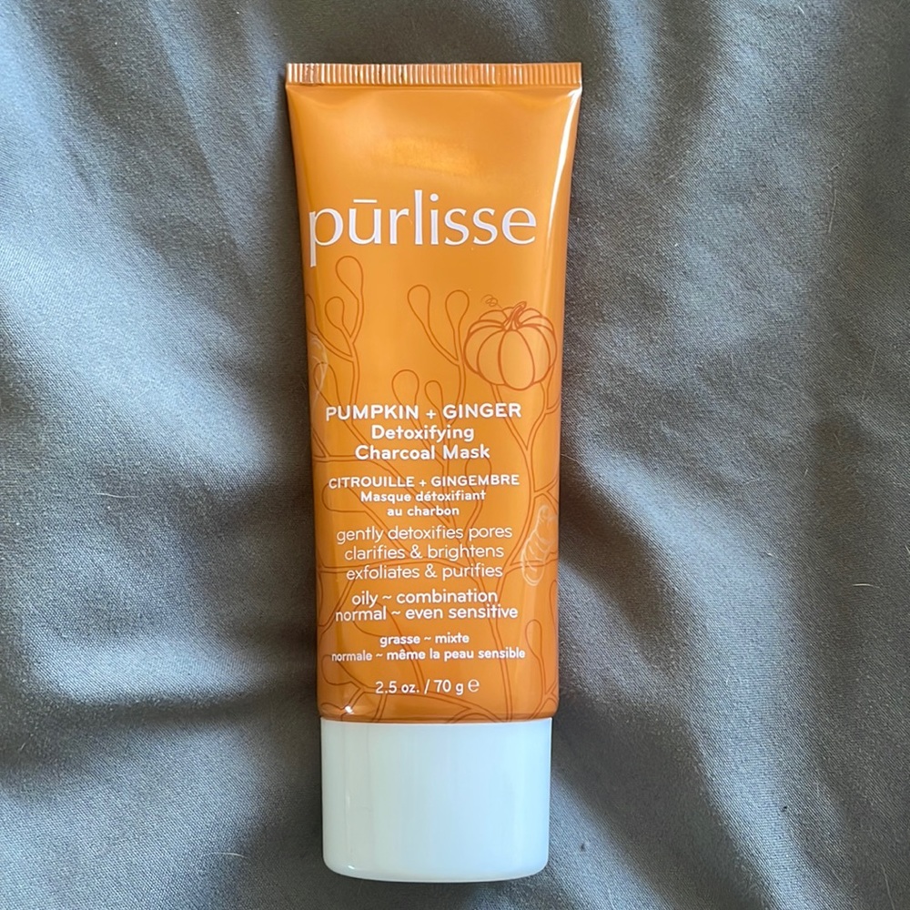 Purlisse Pumpkin & Ginger Charcoal Face Mask